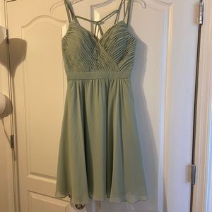 Sage bridesmaid dress